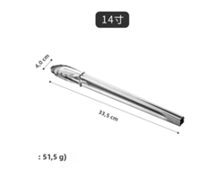 Alicates De Acero Inoxidable Para Sujetar Alimentos De Cocina (14 Pulgadas) Herramienta Para Barbacoa