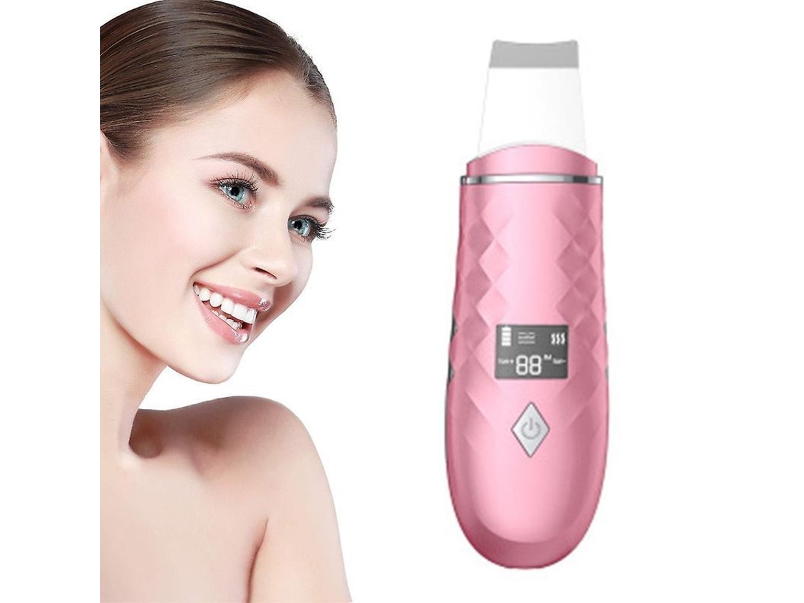 Cepillo De Limpieza Facial Ultrasónico, Removedor De Puntos Negros Con Pantalla Lcd, Herramienta Multifuncional Recargable Por Usb Para Lifting Facial.