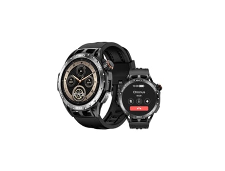 Smartwatch CHRONUS La102 para Hombre 1 43''Pantalla Amoled Asistente de Voz Ai Negro
