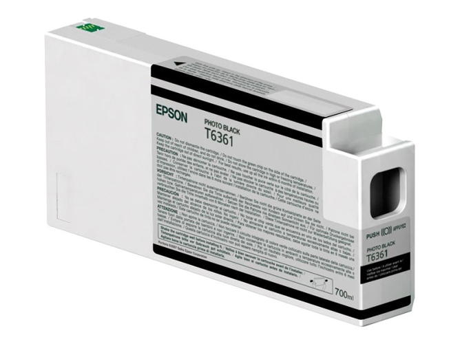 Cartucho de Tinta Original EPSON C13T636100 T6361 Negro Foto -