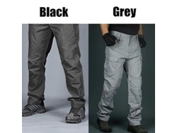 2026-17636-pantalones Tácticos Cargo Para Hombre Deportivos Al Aire Libre Con Multi-bolsillos Resistentes Xxxl Gris