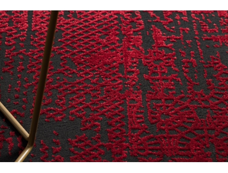 Alfombra Vinci 1409 Moderna Ornamento Vintage - Structural Rojo (180 x 270 cm)