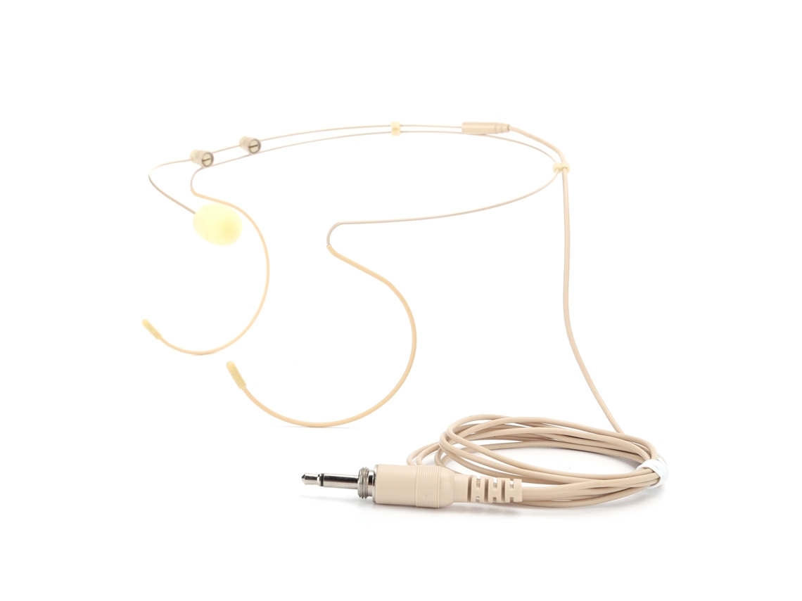 Microfone De Orelha 3.5mm Com Rosca Para Transmissor Bodypack Profissional Omnidirecional