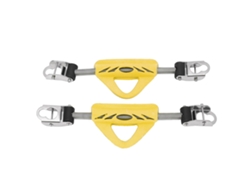 2026rebe-2pcs Correa De Resorte Para Aletas De Buceo Acero Inoxidable 316 Para Jet Fin Oms Amarillo