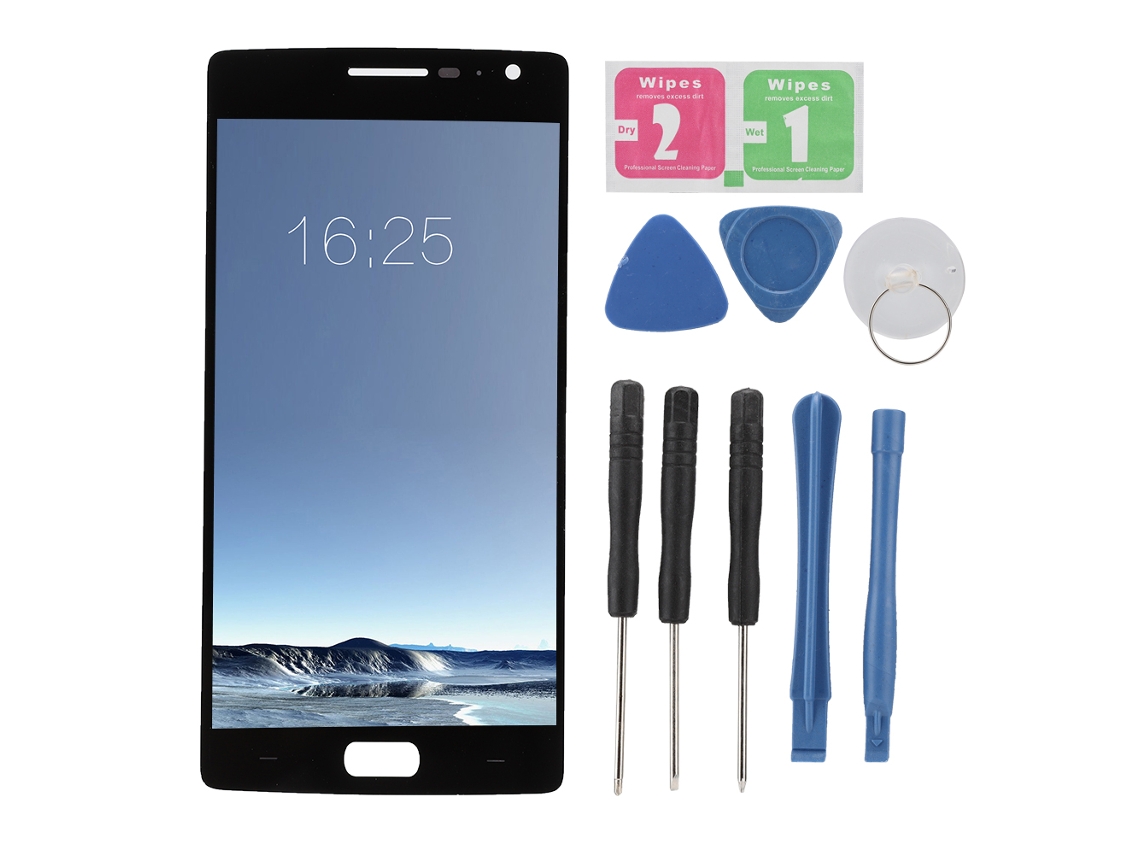 Conjunto De Digitador De Pantalla Lcd Para Oneplus 2 Con Herramienta De Desmontaje