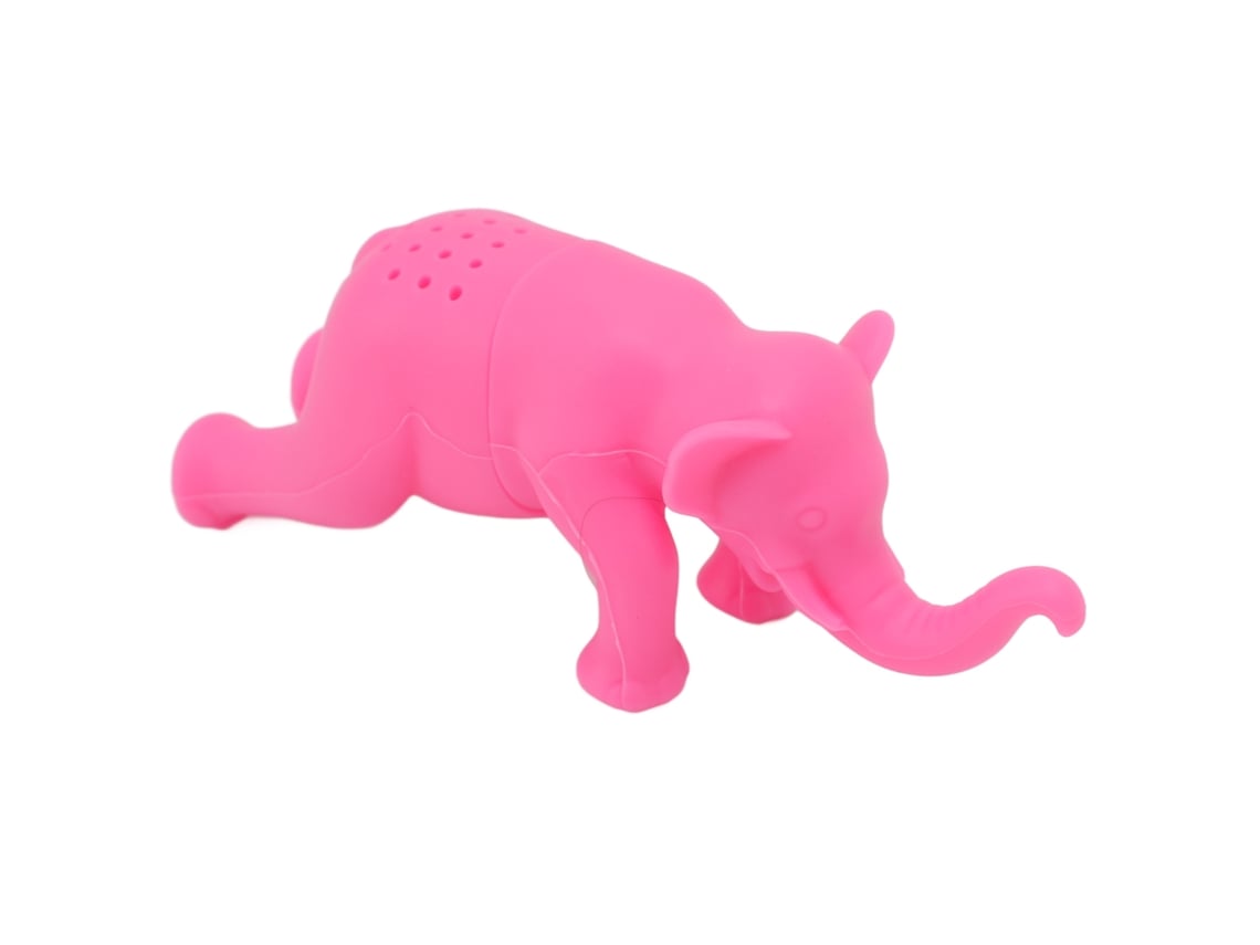 Infusor De Té De Silicona Con Forma De Elefante Para Té A Granel Con Filtro Flexible.