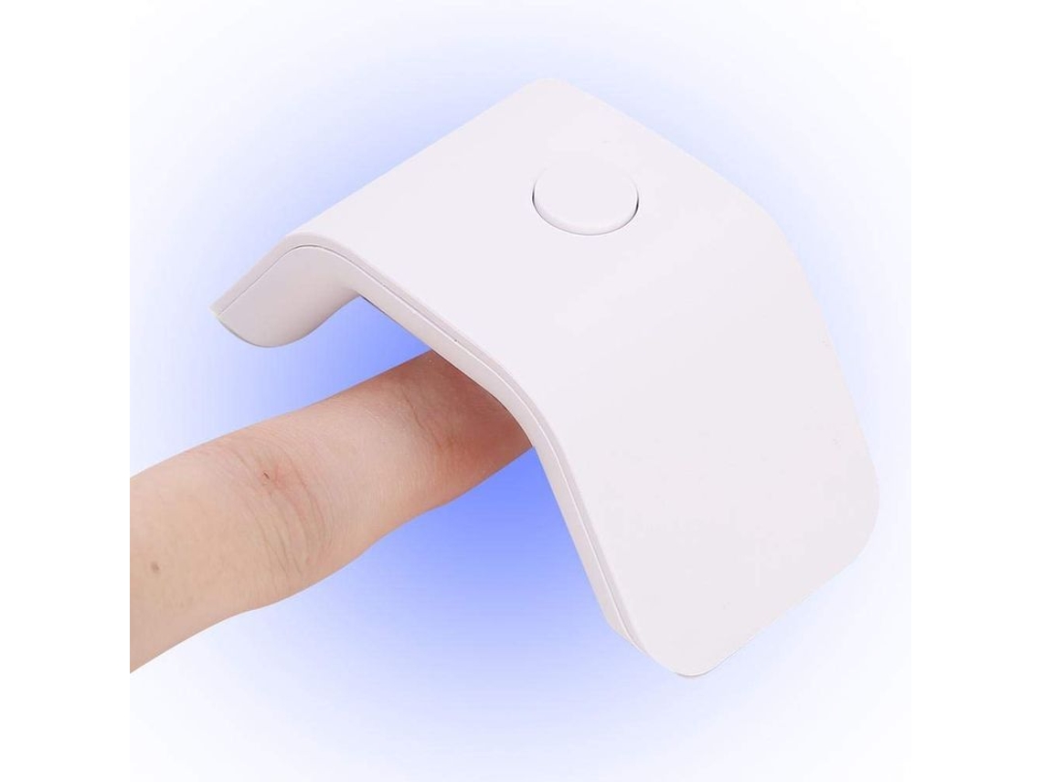 Mini Lámpara De Uñas Led Uv, Secador Portátil De 2 W Para Curar Esmalte De Uñas En Gel Con Un Solo Dedo.