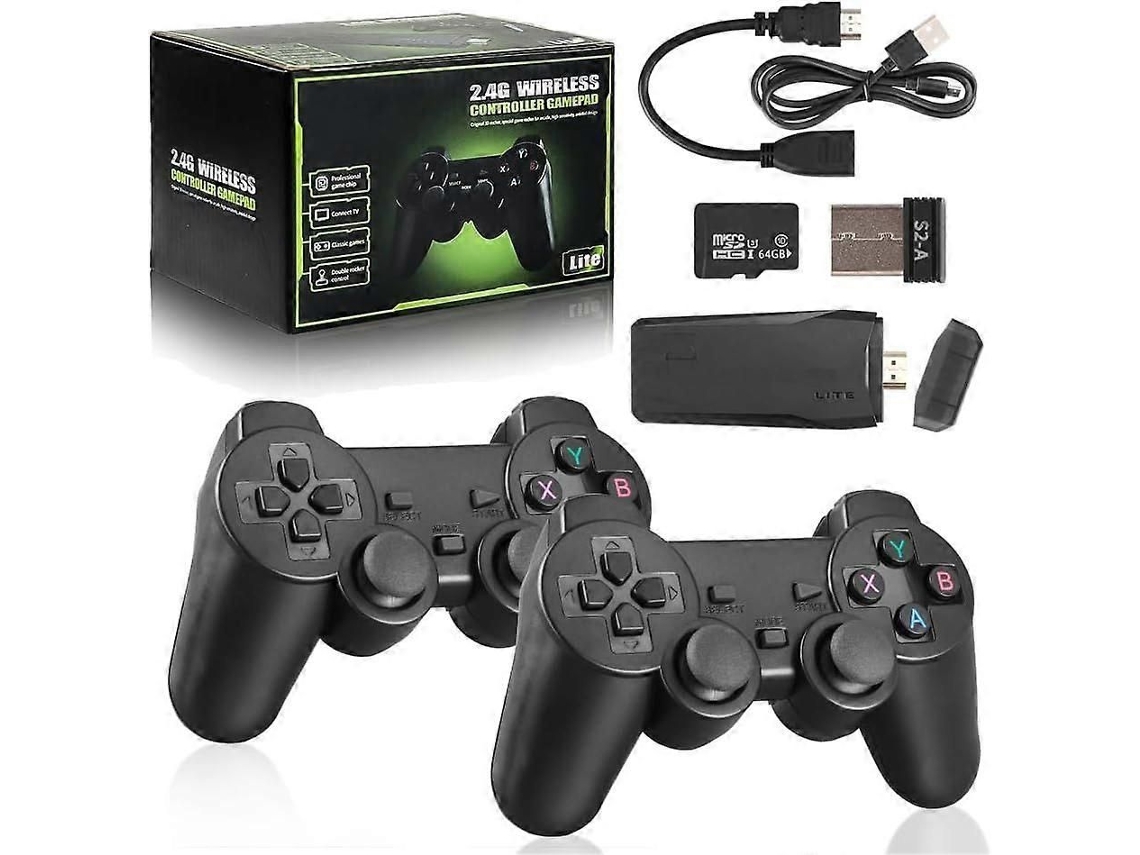Consola de juegos retro, consola plug and play, juego de arcade retro, consola inalámbrica con más de 20.000 juegos integrados. GOKOCO