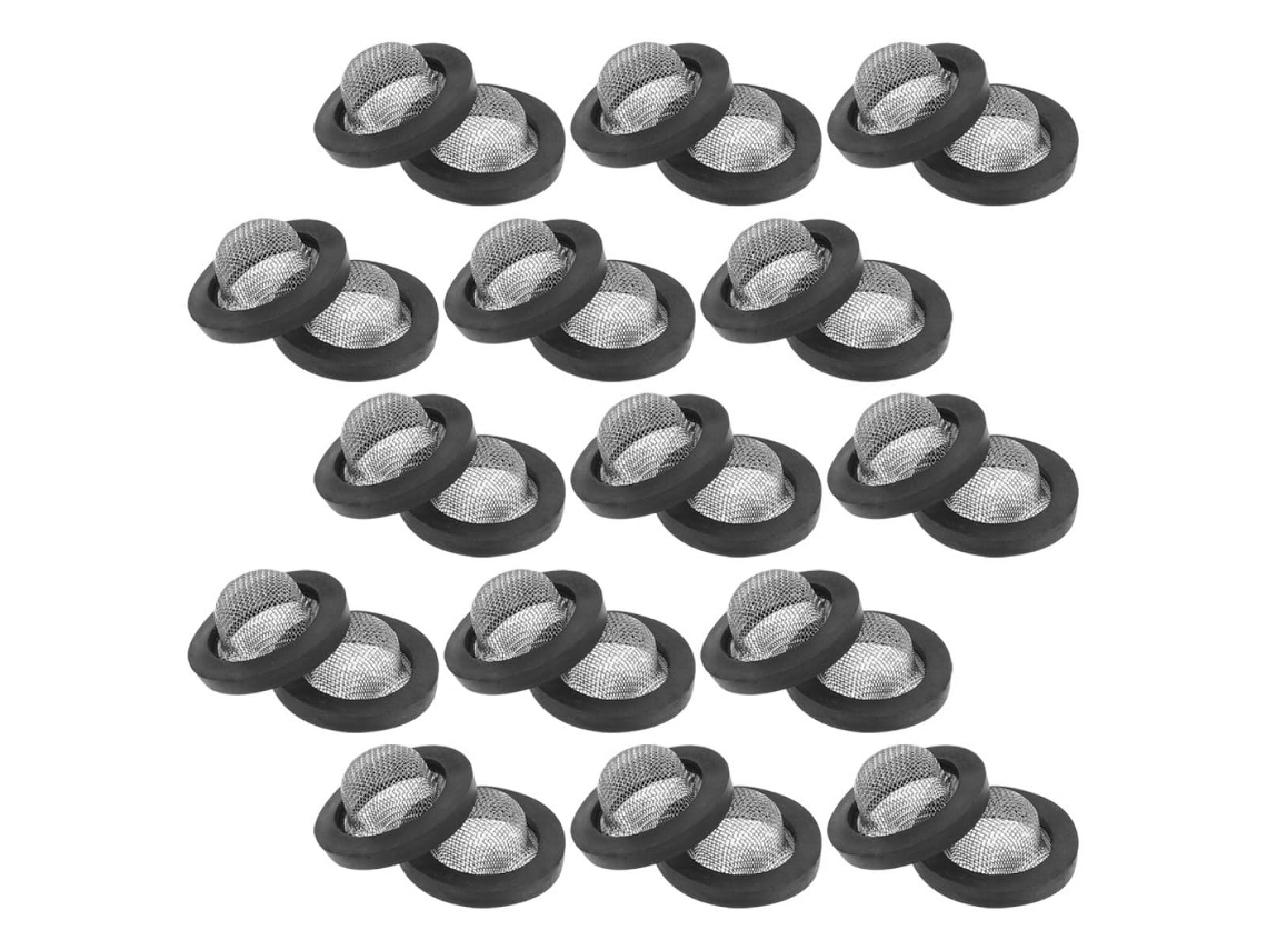 50 Piezas De Arandelas De Filtro De Acero Inoxidable Con Sello Para