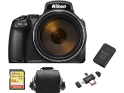 Kit Cámara Compacta NIKON P1000 + 64GB SD + Bolsa + EN-EL20A + Lector Tarjetas