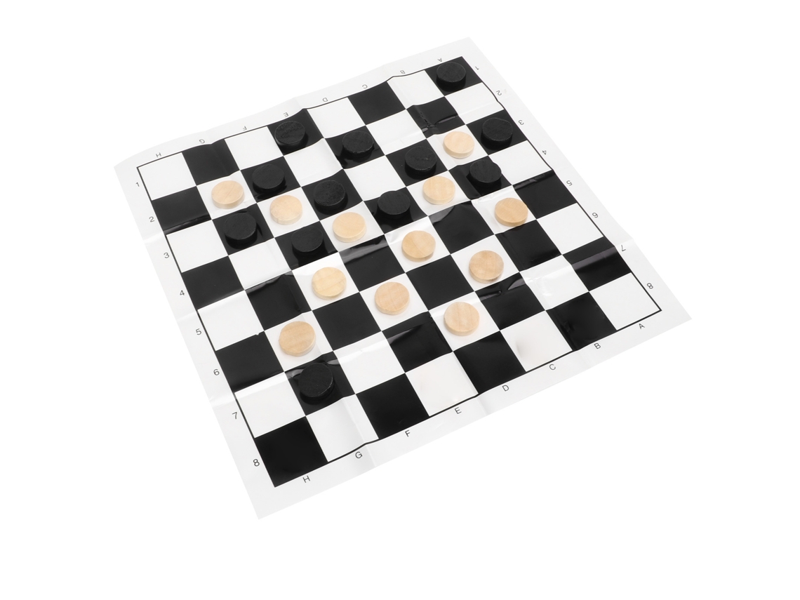 2026-juego De Damas Internacional De Madera Con Piezas Y Tablero, Set En Caja De Plástico Transparente