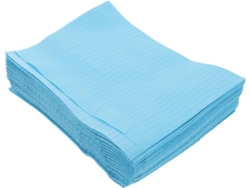 Lot De 125 Cuellossinets De Manucure Impermeables Bleu Ciel, Papier Fibreux Absorbant
