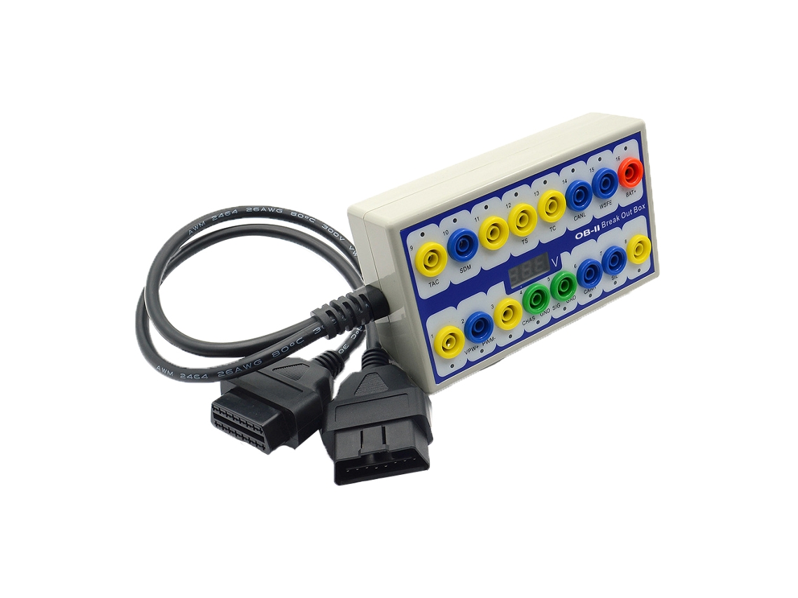 Detector De Protocolo Obd-ii, Caja De Desconexión Profesional Para Diagnóstico Automotriz De Automóviles.