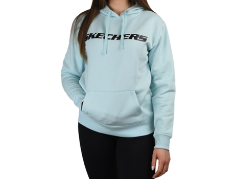 Sudadera SKECHERS Mujer (Algodón - Azul - XS)