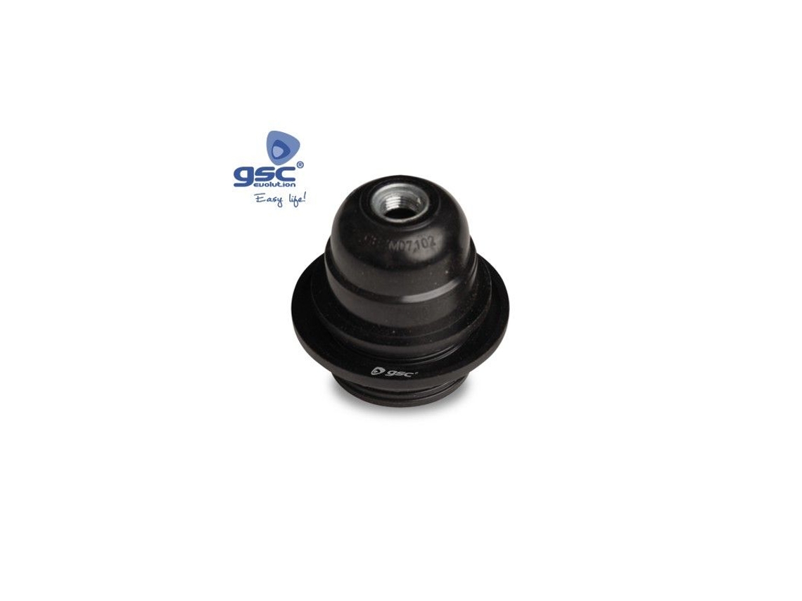 Portalamparas Baquelita Semiroscado E27 Negro Gsc 002200734