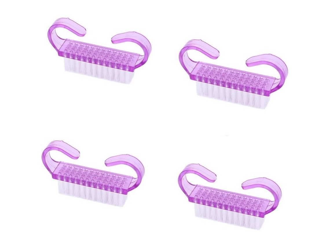 Cepillo De Uñas De Plástico Con Mango, Herramienta De Limpieza Para Uñas Y Manos, Para Mascotas Y El Hogar.