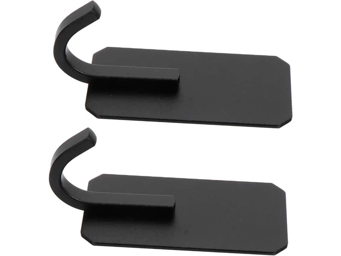Perchas Adhesivas De Pared 2 Pzas Para Ropa, Sombreros Y Toallas: Fácil Instalación Dis. Mod Baño, Cocina