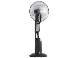 Ventilador Nebulizador, Capacidad 3l, Giro 75°, 3 Velocidades, Ruedas, 125cm, Negro