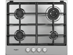 TGML 661 IX Aço inoxidável Embutido 58 cm Gás 4 zona(s) WHIRLPOOL