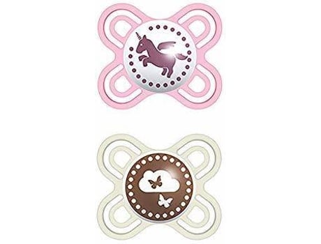 Conjunto 2 Chupetes MAM Perfect Start Rosa (0-2 meses)