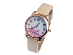 Reloj De Pulsera De Cuarzo Para Mujer Zhoulianfa Zlf0286, Caja De Oro Rosa Y Blanco.