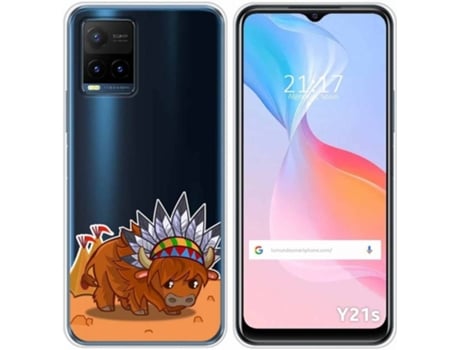 Carcasa Vivo Y21s / Y33s TUMUNDOSMARTPHONE Bufalo Multicolor