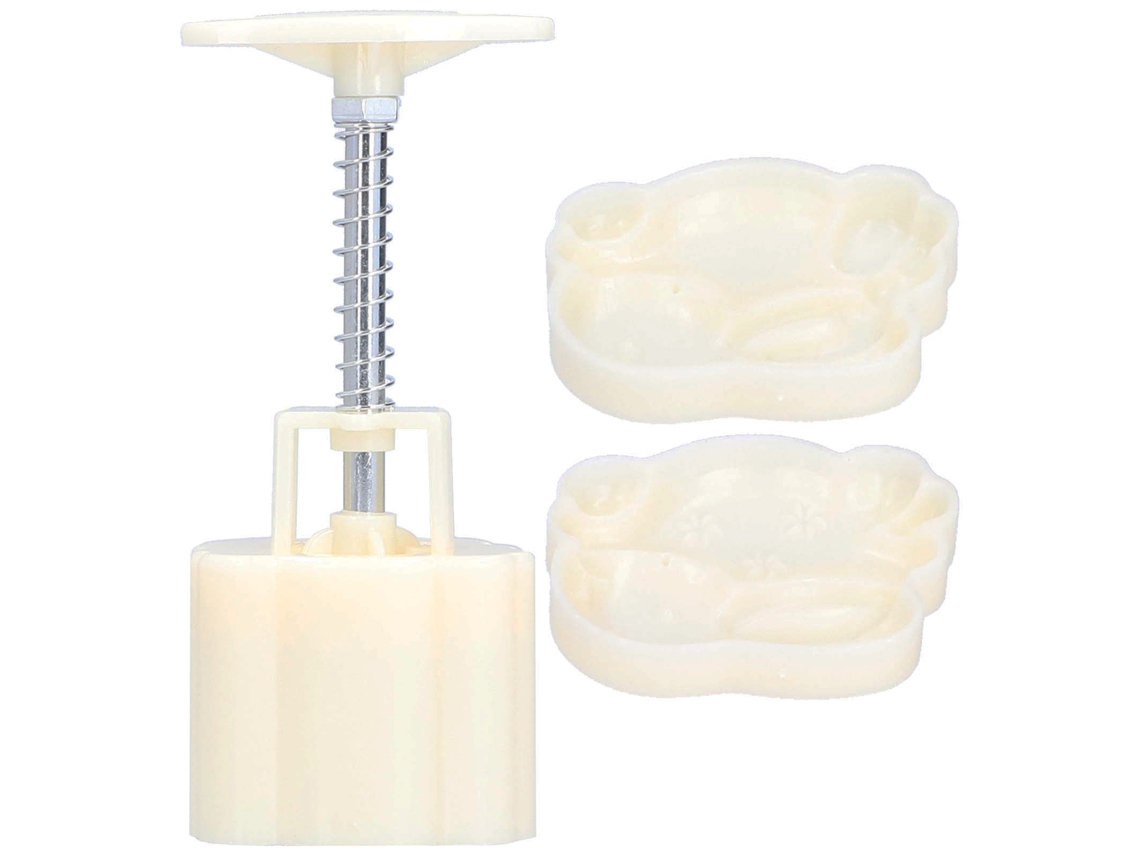 Molde para pastel con forma de conejo con 2 sellos de postre Kitchen Home 50 g