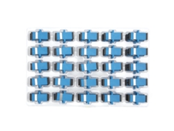 2026as-50 Piezas Acoplamiento De Fibra Óptica Sc-sc Simples Conector Adaptador Industrial