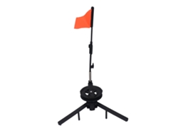 Bandera Indicadora Para Pesca En Hielo Invernal Con Base Triangular Y Montaje Estable De Abs.