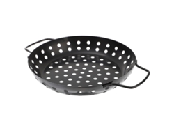 Parvistic - Cesta portátil para barbacoa al aire libre con asas y cuchillos grandes