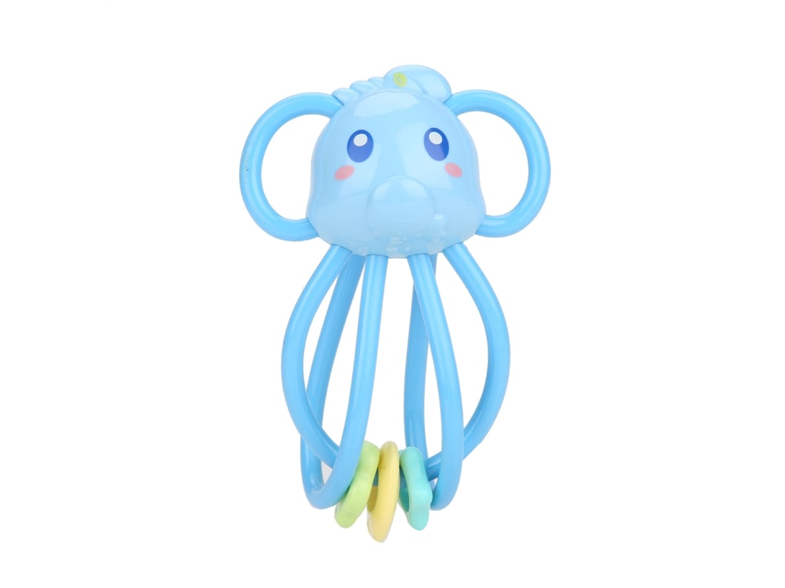 Brinquedo Sino De Mão Para Bebê Com Design De Elefante E Mordedor Educativo