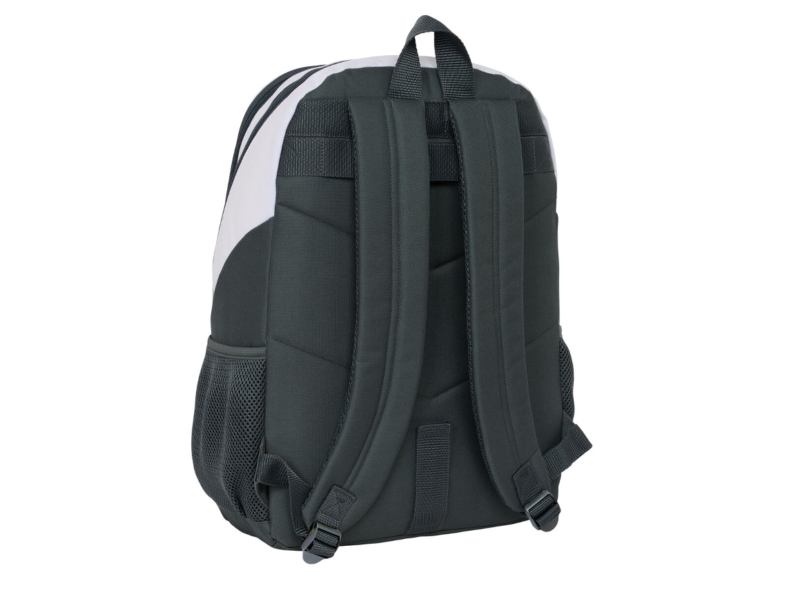 Mochila escolar blanca del Real Madrid CF (32 x 44 x 16 cm)