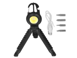 Lanterna portátil Bj-Lantern Cob pequena, recarregável, com 3 modos, para bolso, com tripé, ideal para pesca e lazer.