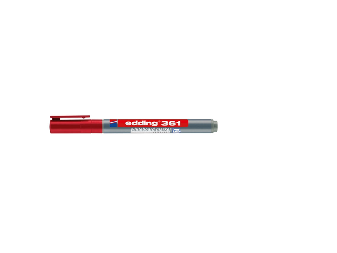 Marcador Para Pizarra EDDING 361 punta de 1 mm (Rojo)