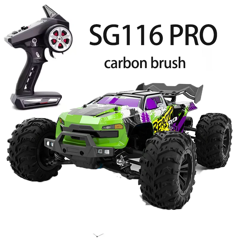 Carro de Controle Remoto para Drift Off road com Tração nas Quatro Rodas Sem Escova MDUG (roxo)