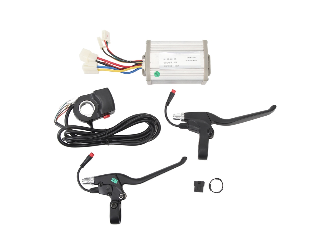 Kit De Controlador Para Bicicleta Eléctrica De 36 V Y 1000 W Con Acelerador De Pulgar Y Palanca De Freno Para Patinete Eléctrico.