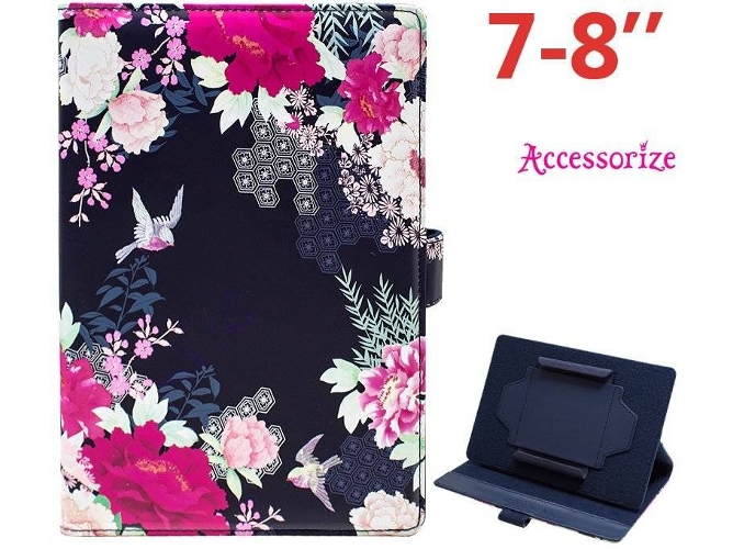 Funda Tablet Universal 7'' Flores Estampado