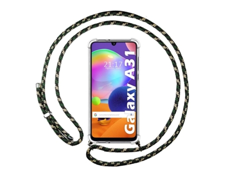Carcasa Samsung Galaxy A31 TUMUNDOSMARTPHONE Colgante Verde