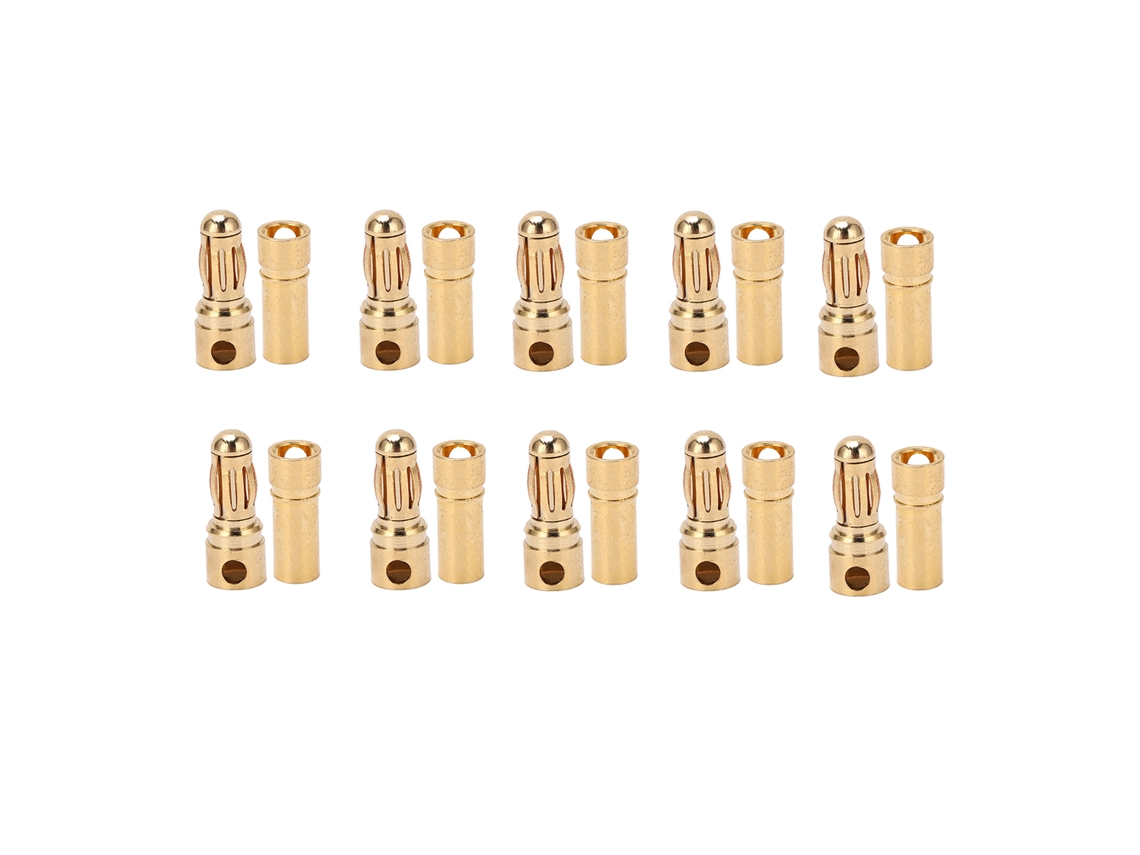 10 Conectores Banana Hembra De 3,5 Mm Chapados En Oro De Cobre Puro Para Accesorios De Medición Electrónica.