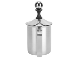 Mexedor Manual Em Aço Inoxidável 304 Com Acabamento Em Bordo, 400 Ml, Para Café Com Arte Latte.