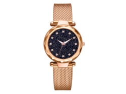 Reloj De Cuarzo Para Mujer, Aleación, Estilo Sencillo, Regalo Informal (oro Rosa)