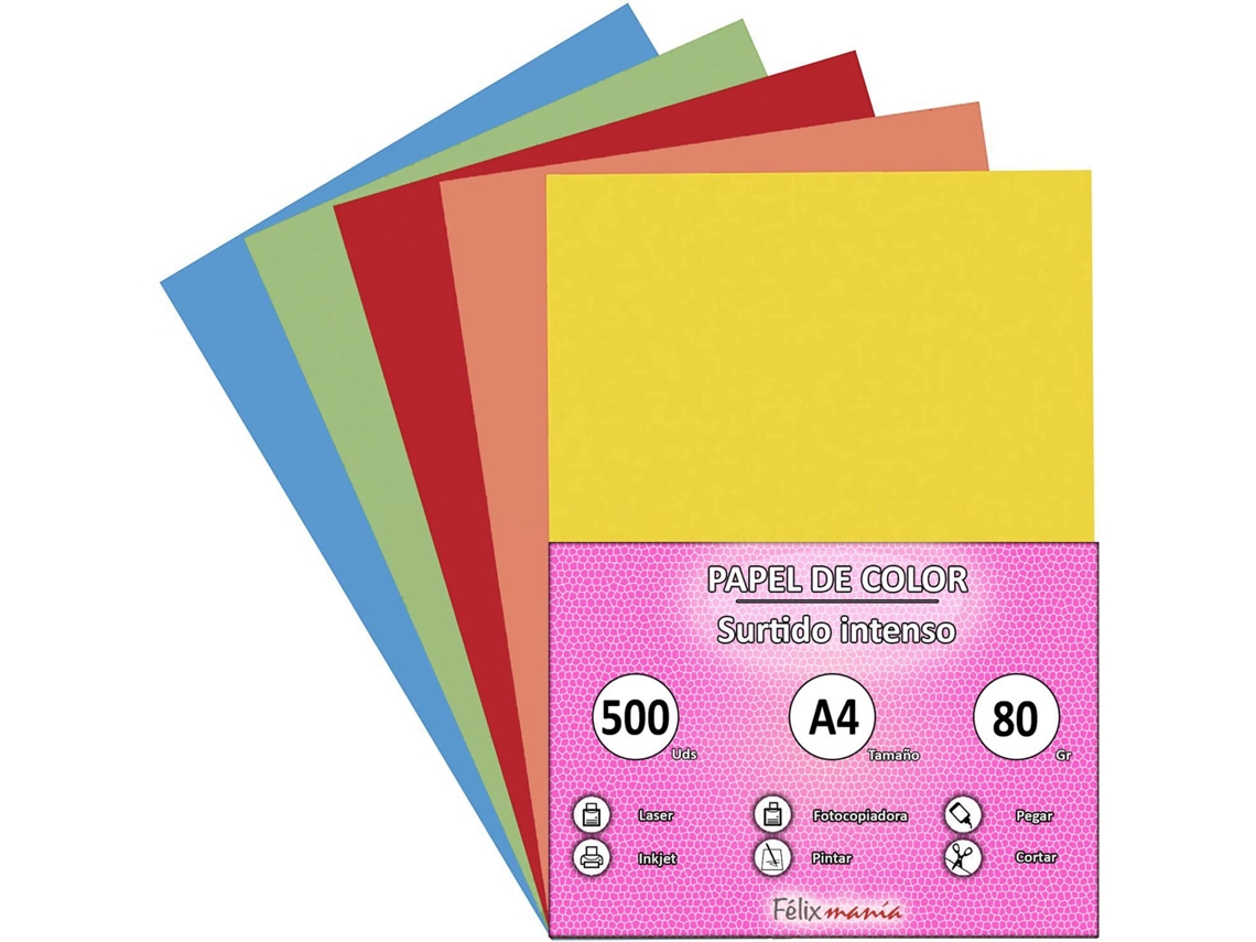 A4 Paper 80Gr Variedad Intensa 500 Hojas