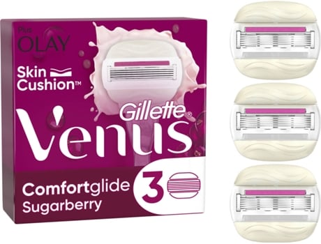 Recambio de Cuchillas GILLETTE Venus Comfortglide Sugarberry (3 unidades)