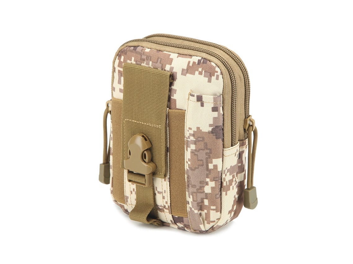 Riñonera Táctica Edc Verde Jungla 55" Hombre Funda Teléfono Cartera Estuche Deportes Camping Senderismo