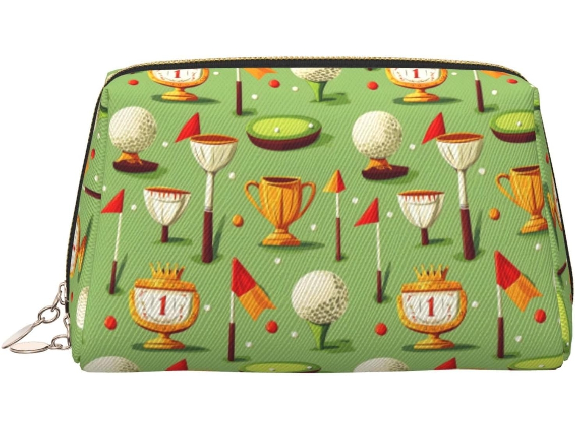 Neceser De Viaje Cuero Organizador Para Mujer Diseño Estampado Vacaciones