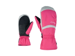 Guantes para Esquí ZIENER (Niño Unisex - Rosa - Talla 6)