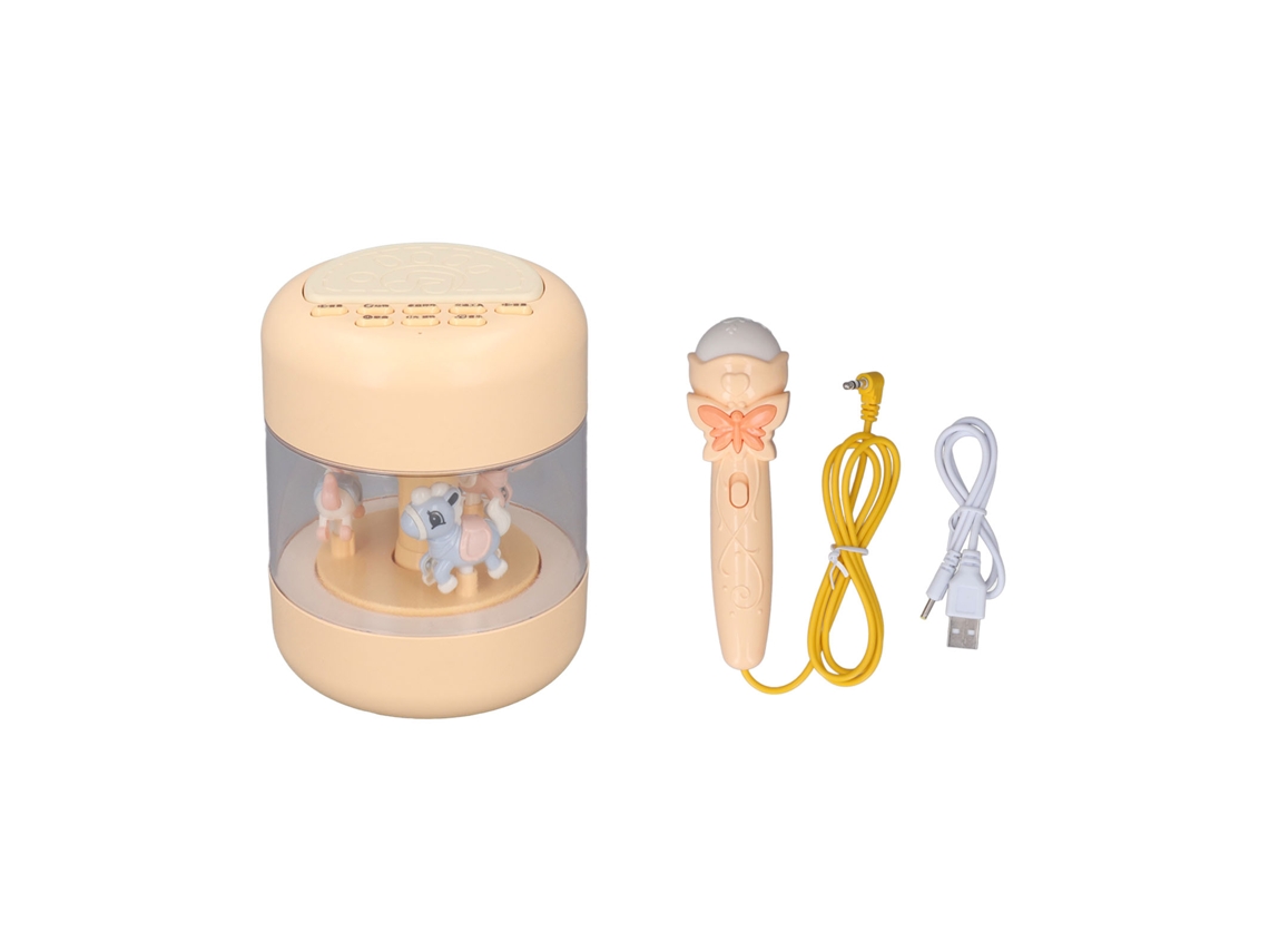 Ats-juguete Giratsorio Con Luz Led Para Bebés, Educatsivo Musical Recargable, Aprendizaje Temprano Y Entrenamiento Cerebral