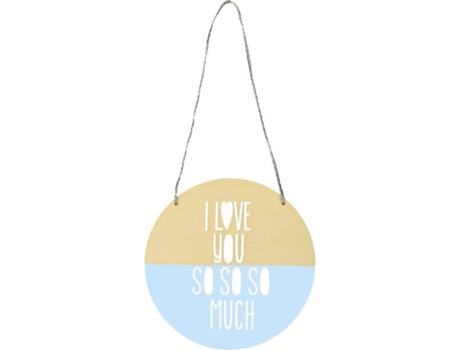 Decoración de Pared SWEET ROOM Bandera "Te quiero mucho mucho mucho"