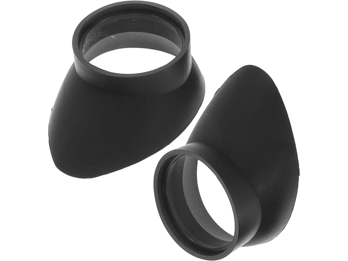 Juego De 2 Oculares De Goma Para Binoculares Y Telescopios, Cubiertas Protectoras.
