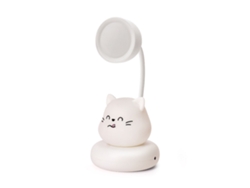 Lámpara de oficina infantil LED portátil recargable USB con diseño de dibujos animados, luz suave, ideal para el dormitorio y la sala de estar de los niños.